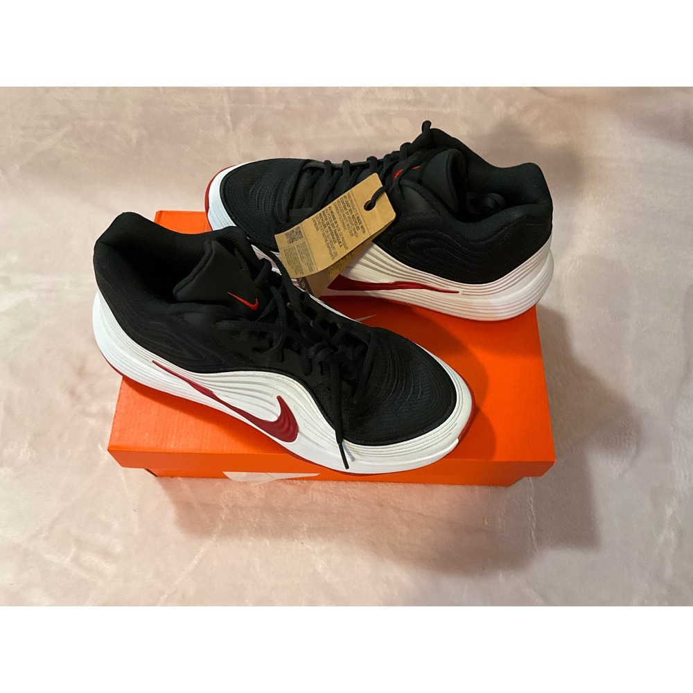 Nike Precision 8 Mid Black University Red White Basketball Shoes IH1105-003 Men